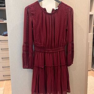 Darling XS Misa burgundy dress, WORN ONCE !